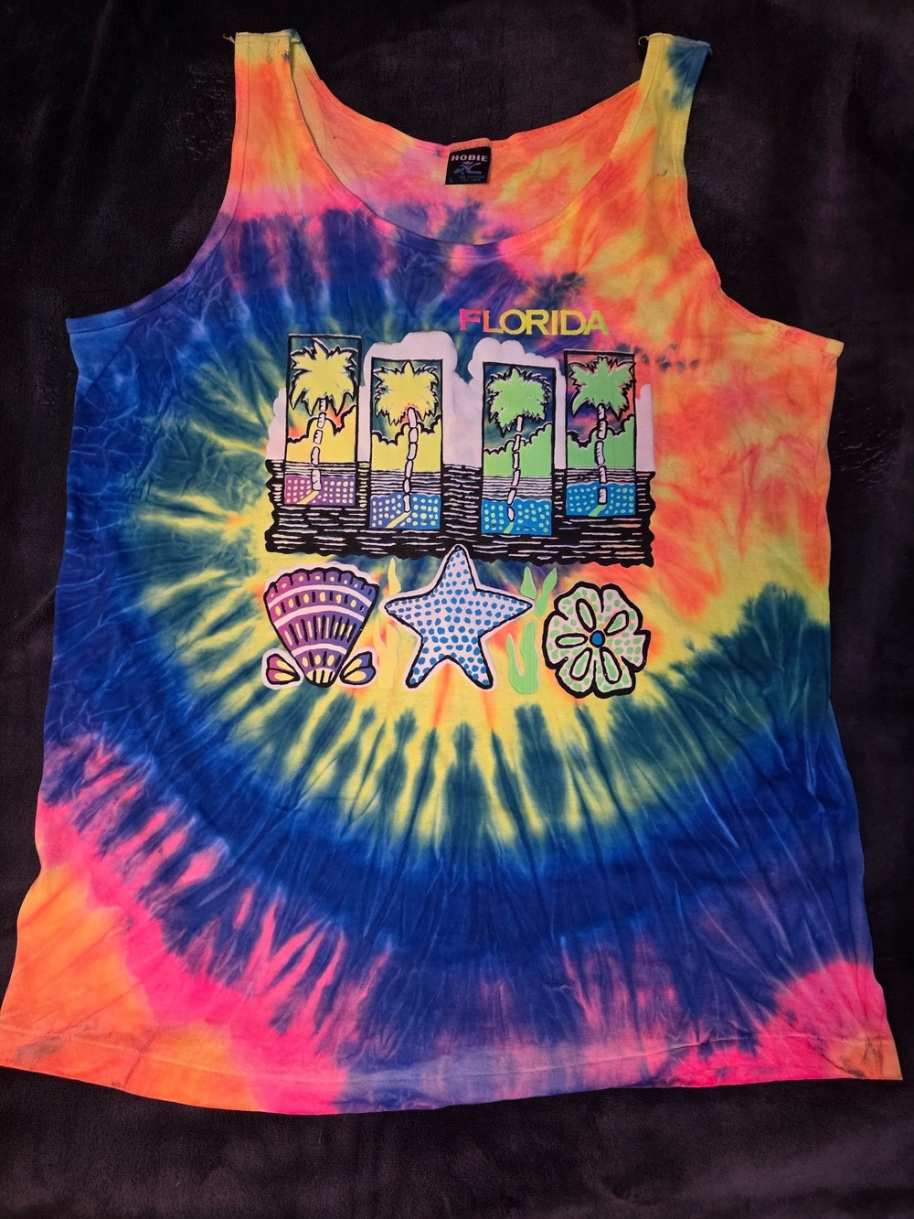 Vintage Tie-Dye Florida Tank Top